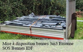 Mise à disposition bennes 3m3 91 Essonne  SOS Bennes IDF