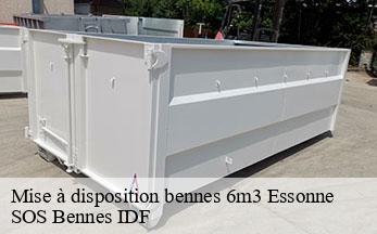 Mise à disposition bennes 6m3 91 Essonne  SOS Bennes IDF