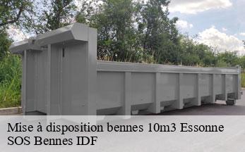 Mise à disposition bennes 10m3 91 Essonne  SOS Bennes IDF