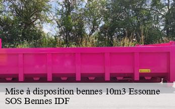 Mise à disposition bennes 10m3 91 Essonne  SOS Bennes IDF