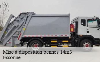 Mise à disposition bennes 14m3 91 Essonne  SOS Bennes IDF