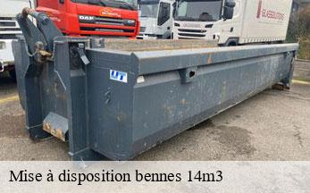 Mise à disposition bennes 14m3 91 Essonne  SOS Bennes IDF