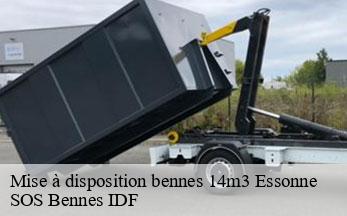 Mise à disposition bennes 14m3 91 Essonne  SOS Bennes IDF