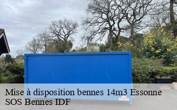 Mise à disposition bennes 14m3 91 Essonne  SOS Bennes IDF