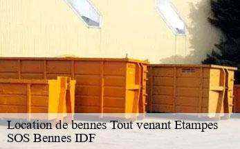 Location de bennes Tout venant  etampes-91150 SOS Bennes IDF