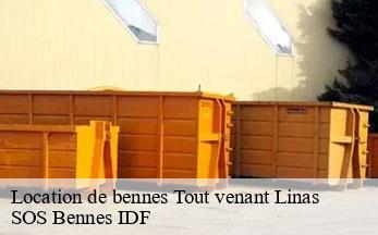 Location de bennes Tout venant  linas-91310 SOS Bennes IDF