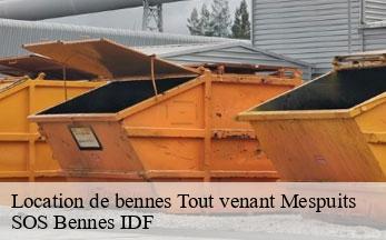 Location de bennes Tout venant  mespuits-91150 SOS Bennes IDF