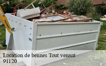 Location de bennes Tout venant  palaiseau-91120 SOS Bennes IDF
