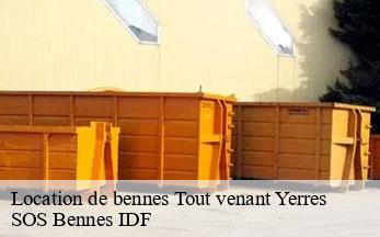 Location de bennes Tout venant  yerres-91330 SOS Bennes IDF