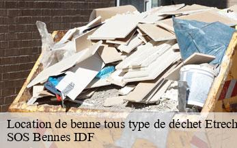 Location de benne tous type de déchet  etrechy-91580 SOS Bennes IDF