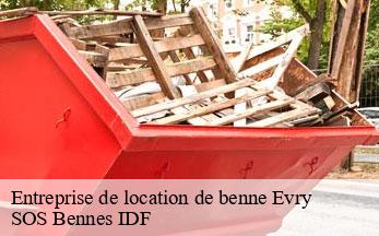 Entreprise de location de benne  evry-91000 SOS Bennes IDF