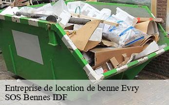 Entreprise de location de benne  evry-91000 SOS Bennes IDF