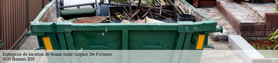 Entreprise de location de benne  saint-sulpice-de-favieres-91910 SOS Bennes IDF