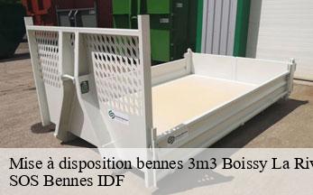 Mise à disposition bennes 3m3  boissy-la-riviere-91690 SOS Bennes IDF