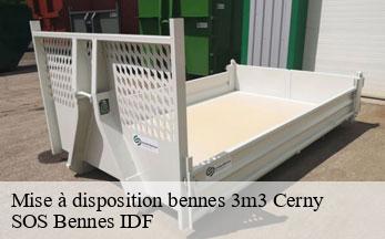 Mise à disposition bennes 3m3  cerny-91590 SOS Bennes IDF
