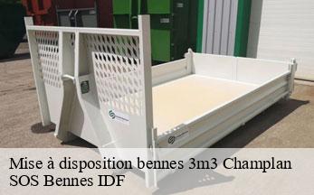 Mise à disposition bennes 3m3  champlan-91160 SOS Bennes IDF