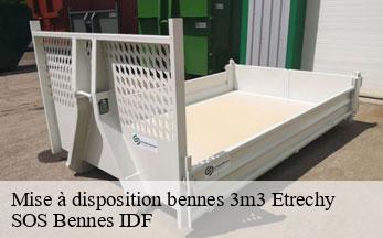 Mise à disposition bennes 3m3  etrechy-91580 SOS Bennes IDF