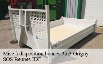 Mise à disposition bennes 3m3  grigny-91350 SOS Bennes IDF