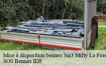Mise à disposition bennes 3m3  milly-la-foret-91490 SOS Bennes IDF