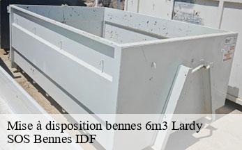 Mise à disposition bennes 6m3  lardy-91510 SOS Bennes IDF