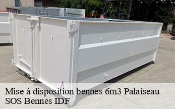 Mise à disposition bennes 6m3  palaiseau-91120 SOS Bennes IDF