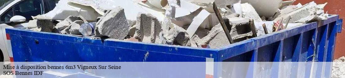 Mise à disposition bennes 6m3  vigneux-sur-seine-91270 SOS Bennes IDF