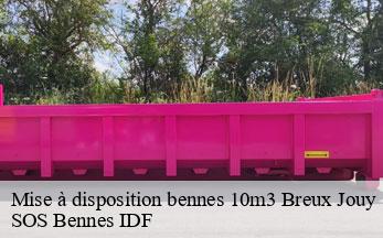 Mise à disposition bennes 10m3  breux-jouy-91650 SOS Bennes IDF