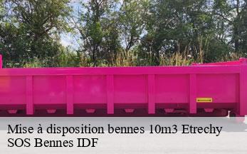 Mise à disposition bennes 10m3  etrechy-91580 SOS Bennes IDF